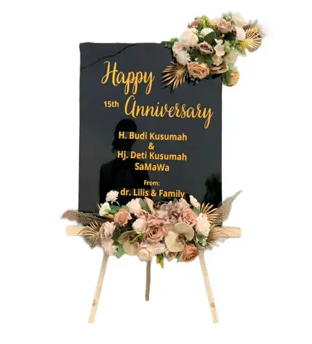 Papan Bunga Akrilik Semoyo