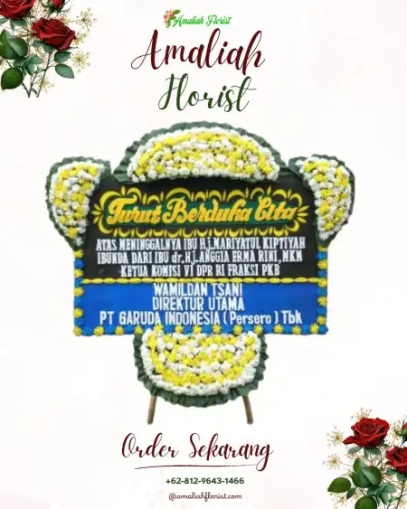 Papan Bunga Duka Semoyo